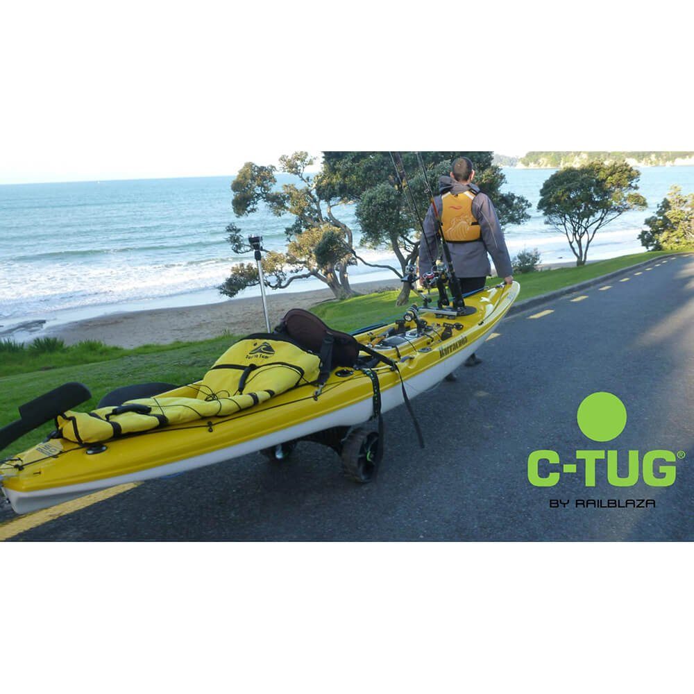 Railblaza C-TUG Transportwagen mit Sandrädern inkl. 2-teiligem Gurt